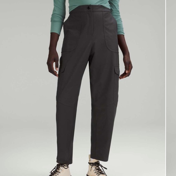 Lululemon Light Utilitech Cargo Pocket High-Rise Pants Graphite Grey - Picture 1 of 8